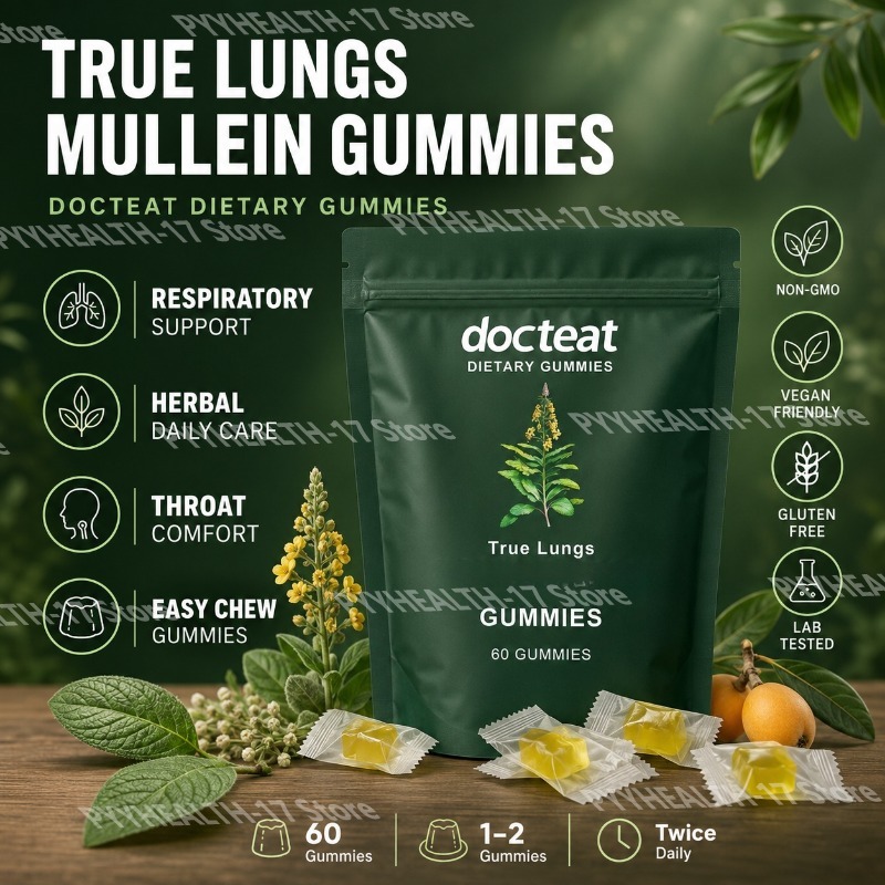 Herbal Wellness Formula - Docteat True Lungs Bitkisel Sakızlar Solunum