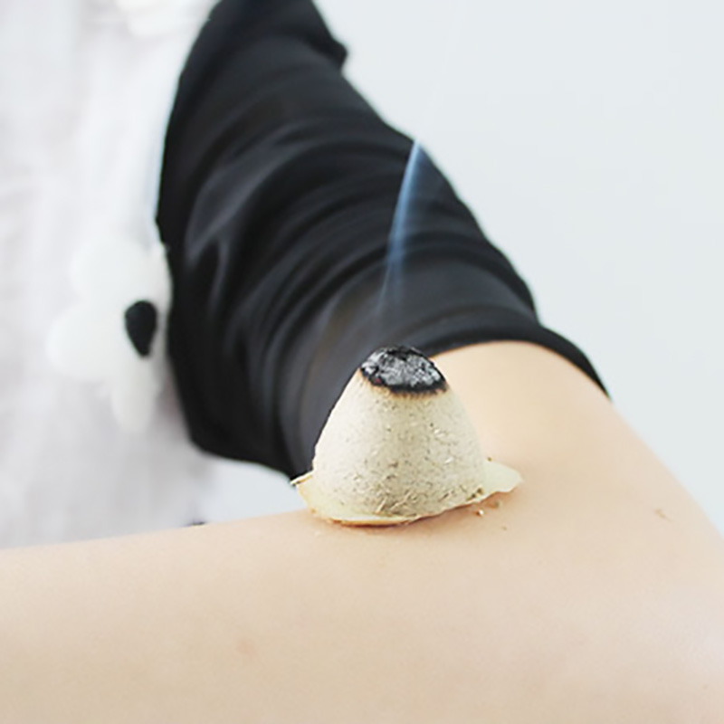 Herbal Wellness Massage - Karın Isıtma için Konik Moxa Çubuk