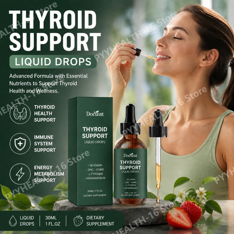Herbal Wellness Formula - Docteat Tiroid Destek Sıvı Damlaları Selenyum