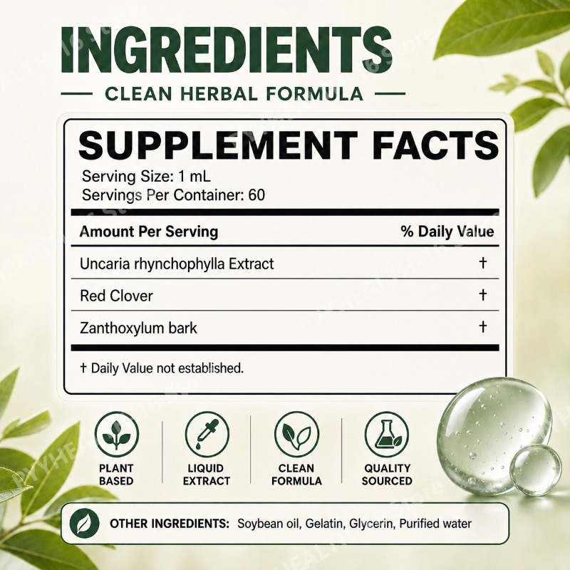 Kızıl Yonca, Uncaria ve Zantho - Herbal Wellness Formula incelemesi ve fiyatı