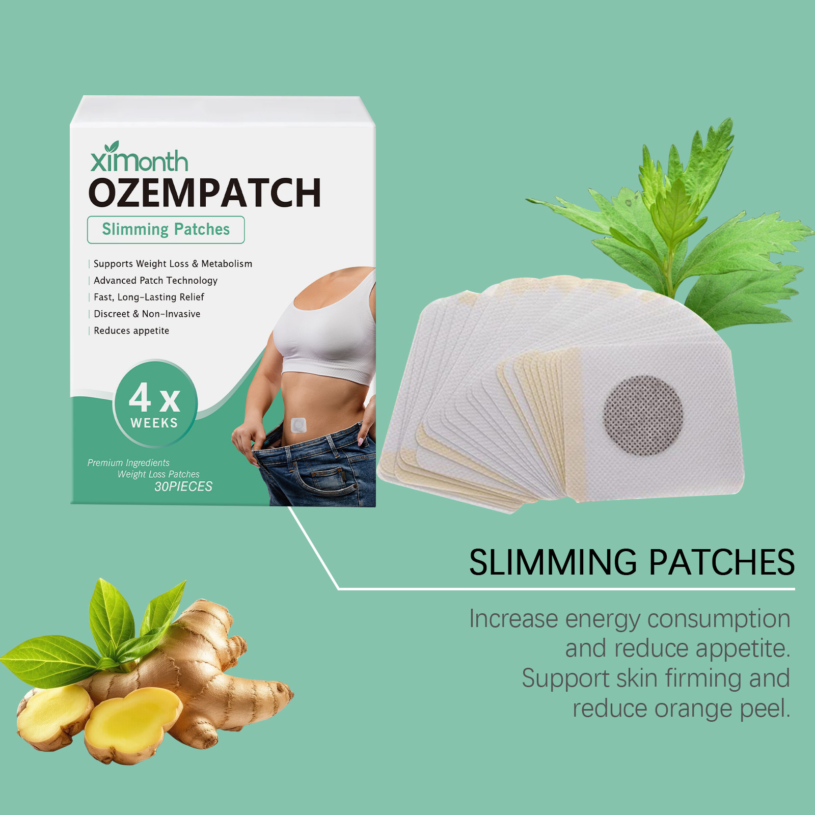 Ximonth Vücut Şekillendirme Ba - Herbal Wellness Patches incelemesi ve fiyatı