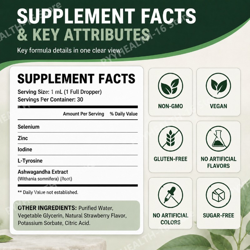 Docteat Tiroid Destek Sıvı Dam - Herbal Wellness Formula incelemesi ve fiyatı